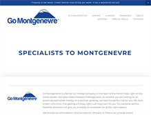 Tablet Screenshot of go-montgenevre.com